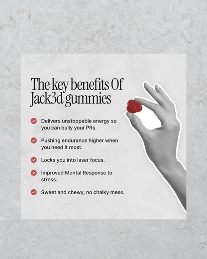 Jack3d Pre-Workout Gummies